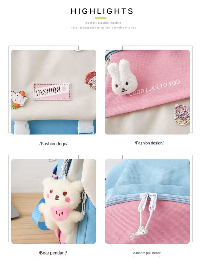SET BOLSOS PARA NIÑA 5 EN 1 MODELO 3