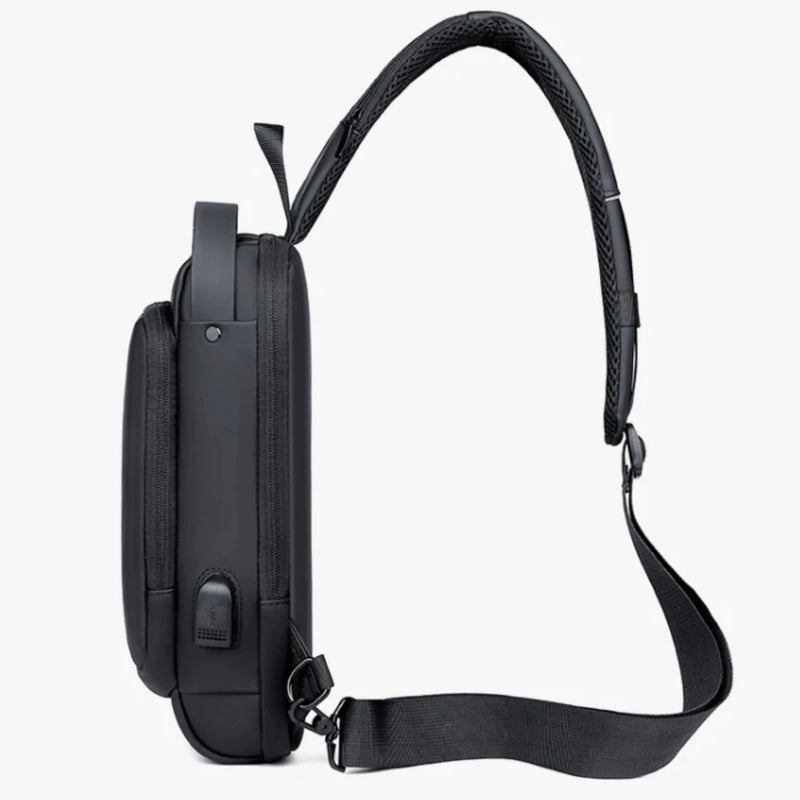 Mochila Antirrobo Impermeable con Carga USB y Cierre Numérico